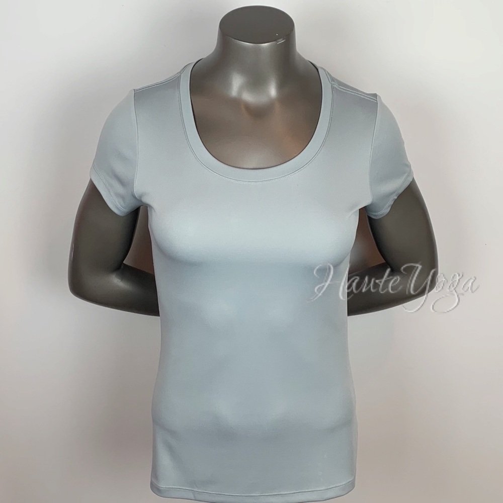 ALO Yoga | Slate Gray Crew Neck Short Sleeve Tee S - Picture 2 of 6
